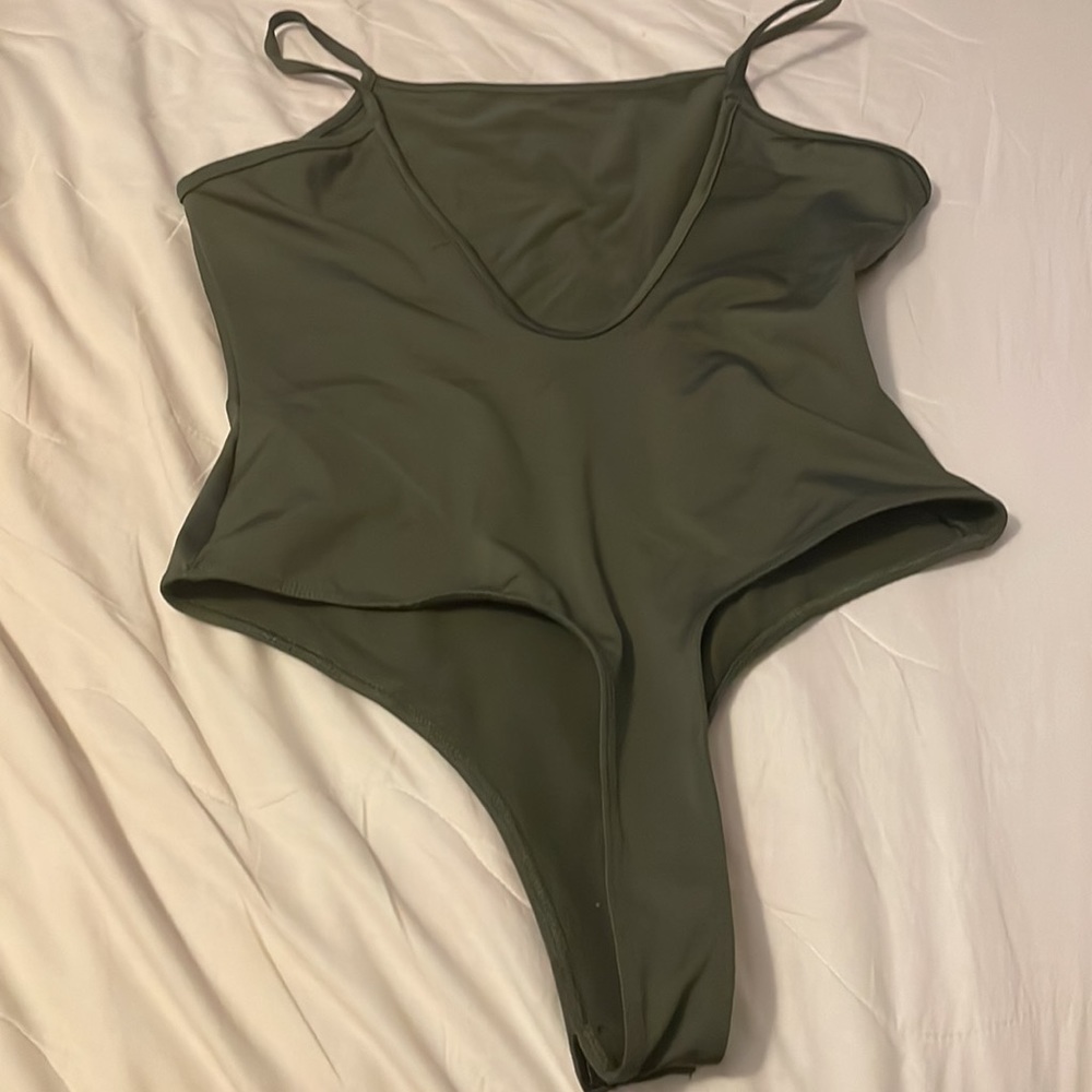 Green Body Suit Large